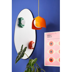 Applique pop g9 d24 ceramique orange - EXAGON