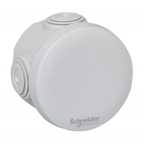 Boîte de dérivation ronde 4 entrées 60x60x40mm Mureva Box, SCHNEIDER ELECTRIC - SCHNEIDER ELECTRIC