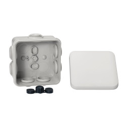 Boîte de dérivation carrée 7 entrées 80x80x45mm Mureva Box, SCHNEIDER ELECTRIC - SCHNEIDER ELECTRIC