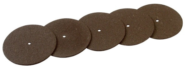 5 disques à tronçonner en oxyde d'alumine Ø 40 mm
