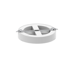Plafonnier LED salle de bain Valoa D.28cm Classe énergétique A, blanc ARIC - ARIC