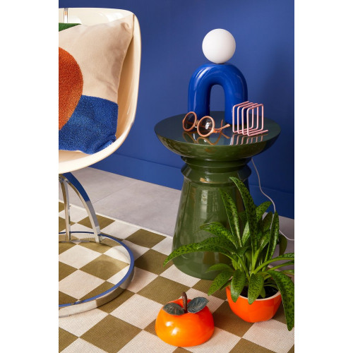 Lampe Pop U, céramique, bleu, G9 - EXAGON