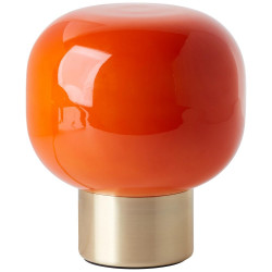 Lampe Arancia e14 hauteur 19,4cm verre orange BRILLIANT - BRILLIANT