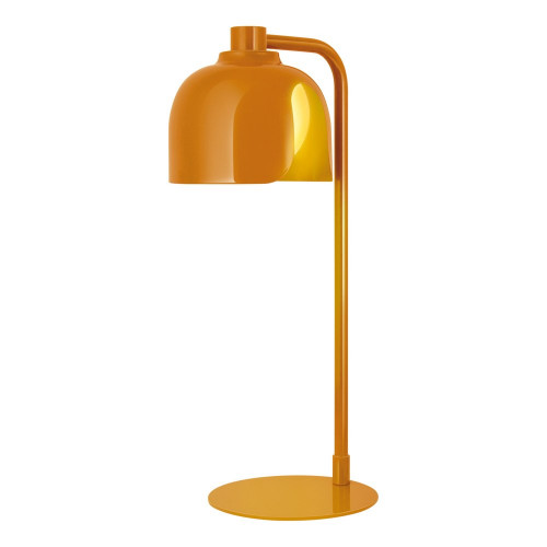 Lampe Corolle, acier, orange, H.40 cm, G9 - OSRAM