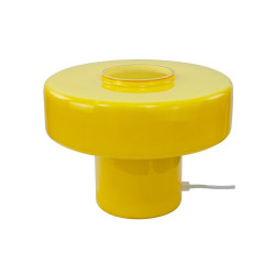 Lampe Foza, verre, jaune, H.19 cm, E27 - C CREATION