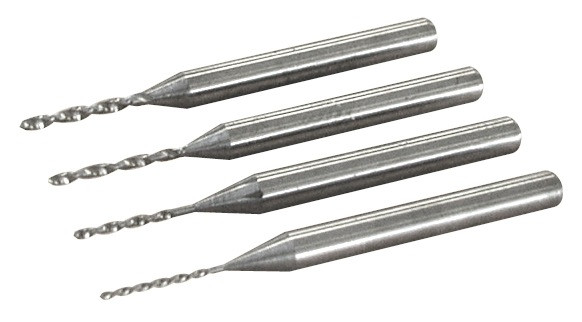 4 forêts carbure tungstène 0 6 à 1 2 mm