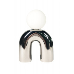 Lampe Pop u, céramique, chromé,  G9 de marque EXAGON, référence: B9977500