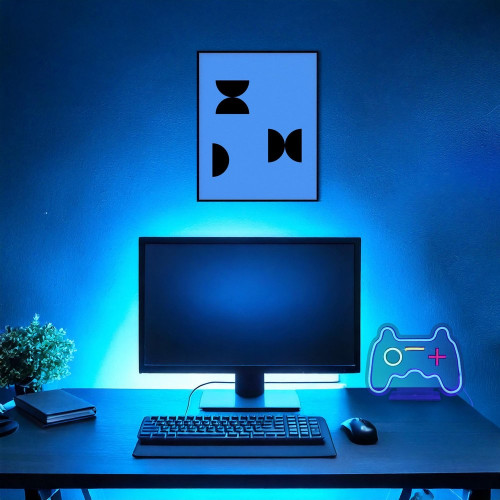 Lampe/applique neon led manette pvc usb + interrupteur seynave - SEYNAVE