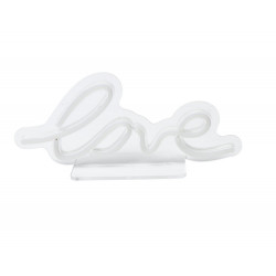 Lampe/applique neon led love pvc usb + interrupteur seynave - SEYNAVE