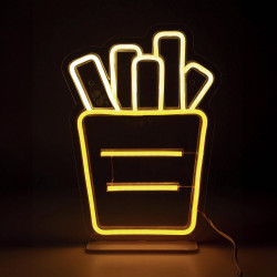 Néon LED, pvc blanc, Cornet de frites, SEYNAVE de marque SEYNAVE, référence: B9978000
