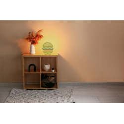 Néon LED, pvc blanc, Burger, SEYNAVE - SEYNAVE