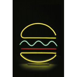 Néon LED, pvc blanc, Burger, SEYNAVE - SEYNAVE