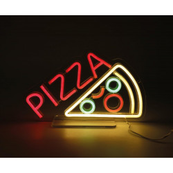 Lampe/applique neon led pizza pvc usb + interrupteur seynave de marque SEYNAVE, référence: B9978300