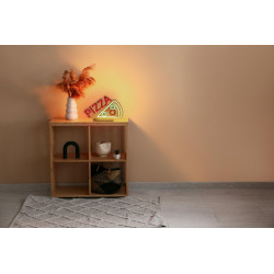 Lampe/applique neon led pizza pvc usb + interrupteur seynave - SEYNAVE