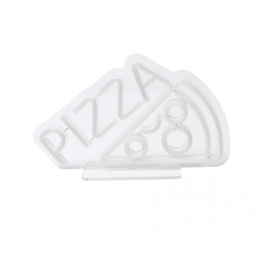 Lampe/applique neon led pizza pvc usb + interrupteur seynave - SEYNAVE