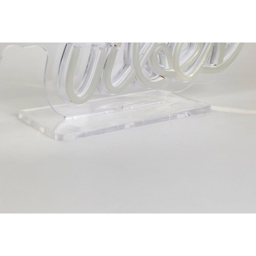Lampe/applique  neon led good vibes pvc usb + interrupteur seynave - SEYNAVE