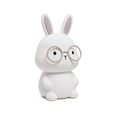Lampe Bunny rechargeable, pvc, blanc, H.16 cm, LED - SEYNAVE