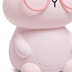 Lampe Bunny rechargeable, pvc, rose, H.16 cm LED - SEYNAVE