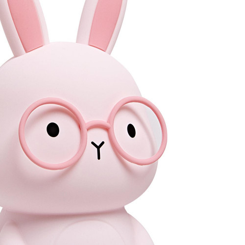 Lampe Bunny rechargeable, pvc, rose, H.16 cm LED - SEYNAVE