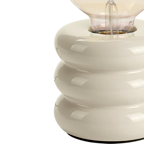 Lampe Boppo, céramique, beige, H.9 cm, E27 - SEYNAVE