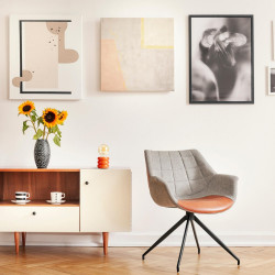 Lampe Boppo, céramique, orange, H.9 cm, E27 - SEYNAVE