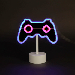 Néon manette, pvc, H.21.5cm, LED de marque SEYNAVE, référence: B9979400