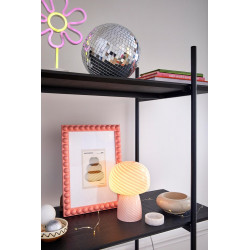 Lampe Petunia, pvc, blanc, H.30.8 cm, LED - SEYNAVE