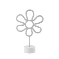 Lampe Petunia, pvc, blanc, H.30.8 cm, LED - SEYNAVE