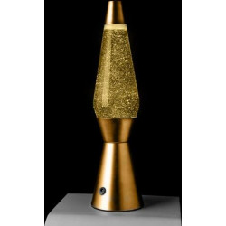 Lampe LED paillettes Romy, acier, or, H.36cm - SEYNAVE