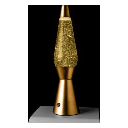 Lampe LED paillettes Romy, acier, or, H.36cm - SEYNAVE