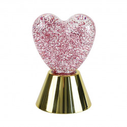 Lampe LED paillettes Dua, acier, rose/doré, H.16.5cm de marque SEYNAVE, référence: B9979700