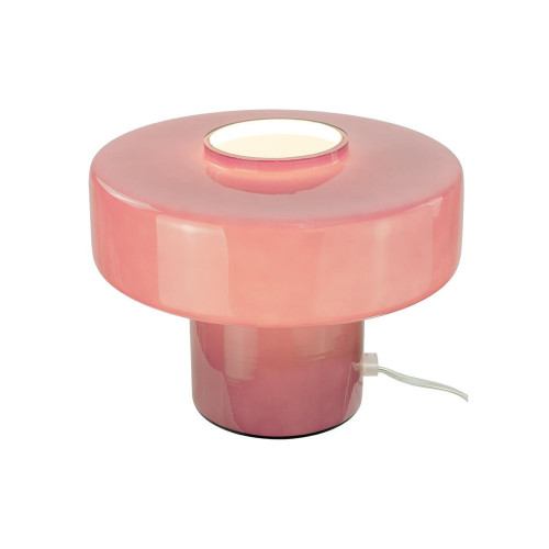 Lampe Foza, verre, violet, H.19 cm, E27 - C CREATION