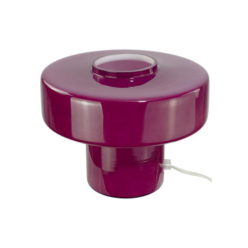 Lampe Foza, verre, violet, H.19 cm, E27 - C CREATION