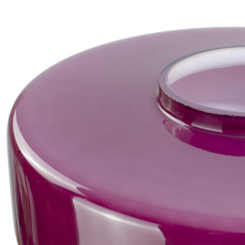 Lampe Foza, verre, violet, H.19 cm, E27 - C CREATION