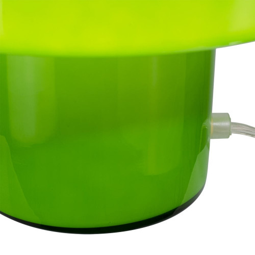 Lampe Foza, verre, vert, H.19 cm, E27 - C CREATION