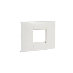 Cadre vide pour appareillage 45 40 x 90 mm blanc tehalit de marque TEHALIT, référence: B9981900