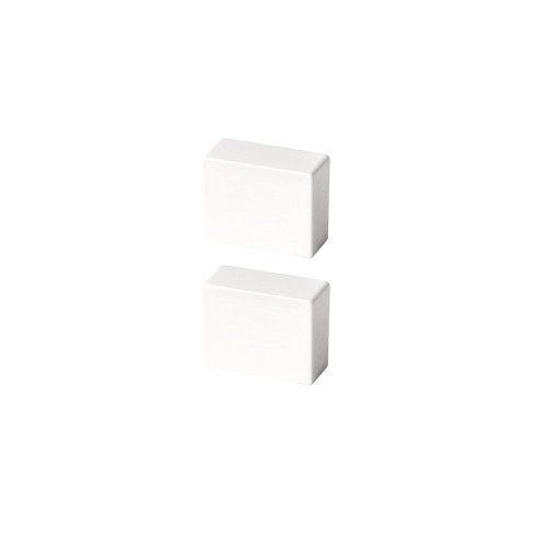 Embout pour Goulotte 10 x 10 mm blanc lot de 2 tehalit - TEHALIT