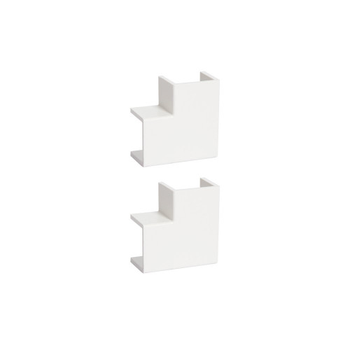 Angles plat pour Goulotte 15 x 15 mm blanc lot de 2 tehalit - TEHALIT