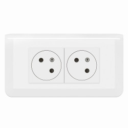 PRISE 2P+T PRECABLE+BOITE ENCASTREMENT BLANC - LEGRAND