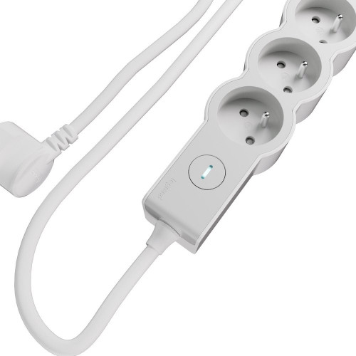 Multiprise 3 prises avec interrupteur et 1 USB-A + 1 USB-C, 1.5 m blanc LEGRAND - LEGRAND