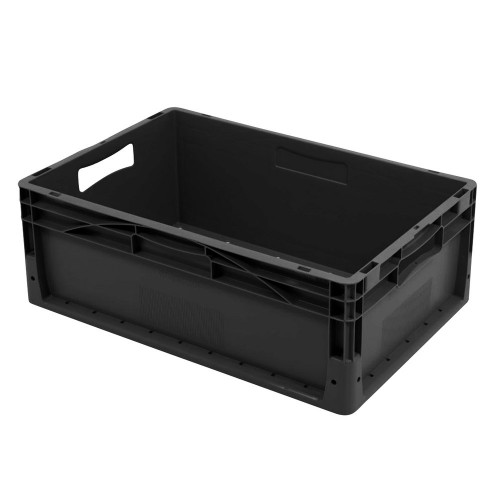 Bac EURO GAMMA BOX & BEYOND, noir, 40L, l.40 x P.60 x H.22 cm - BOX & BEYOND