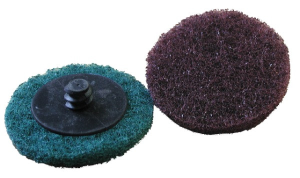 2 disques éponge abrasive Ø 50 mm pour bois