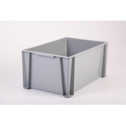 Bac de manutention recyclé IRIS OHYAMA gris, 36L, l.35 x P.55 x H.24.5 cm de marque IRIS, référence: B9985600