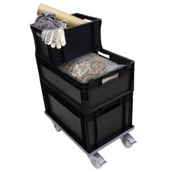 Bac EURO GAMMA BOX & BEYOND, 20L, l.30 x P.40 x H.22 cm - BOX & BEYOND