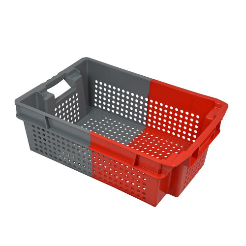 Bac pro ajouré BOX & BEYOND bicolore, 32L, l.39 x P.60 x H.20 cm - BOX & BEYOND