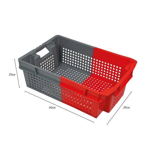 Bac pro ajouré BOX & BEYOND bicolore, 32L, l.39 x P.60 x H.20 cm - BOX & BEYOND