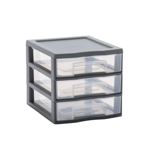Tour de rangement TAG TOWER A6 SUNDIS, 3 tiroirs, L.21 x l.18 x H.17cm - SUNDIS