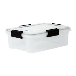 Boîte hermétique transparente recyclée IRIS OHYAMA, 10L, H.14 x l.29 x P.39 cm de marque IRIS, référence: B9987100