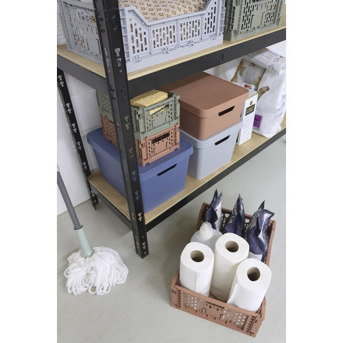 Boîte déco terracotta, 11L, x H.13.5 x l.27.7 x P.37 cm - BOX & BEYOND