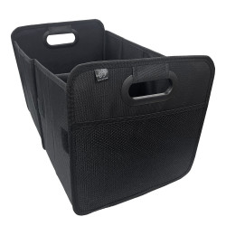 Bac textile pliable 2 compartiments BOX & BEYOND noir, l.40 x P.27.5 x H.28 cm de marque BOX & BEYOND, référence: B9987500